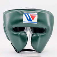 Green Winning Head Guard Open Face, Genuine Cowhide Leather, High Quality Winning Head Protective, Custom Made Head Guard, Available All Sizes & Colours, Free Shipping Worldwide (Copy) (Copy) (Copy) (Copy) (Copy) (Copy) (Copy)