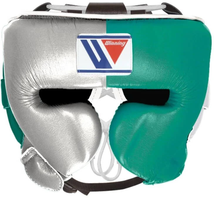 Winning Head Guard Open Face, Genuine Cowhide Leather, High Quality Winning Head Protective, Custom Made Head Guard, Available All Sizes & Colours, Free Shipping Worldwide