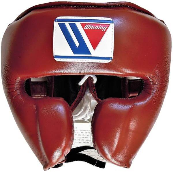 Winning Head Guard Open Face, Genuine Cowhide Leather, High Quality Winning Head Protective, Custom Made Head Guard, Available All Sizes & Colours, Free Shipping Worldwide