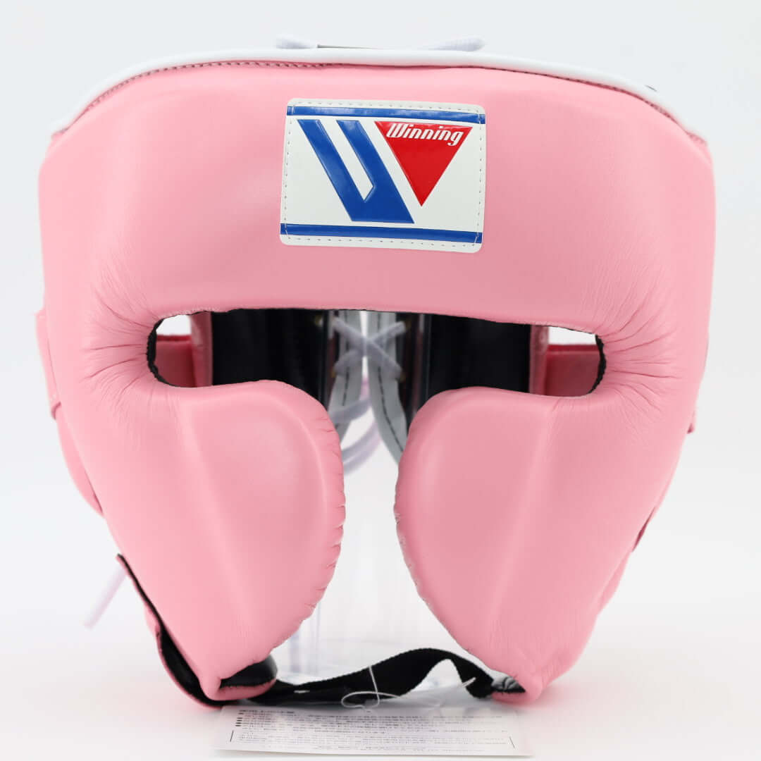 Pink Winning Head Guard Open Face, Genuine Cowhide Leather, High Quality Winning Head Protective, Custom Made Head Guard, Available All Sizes & Colours, Free Shipping Worldwide (Copy) (Copy) (Copy) (Copy) (Copy)