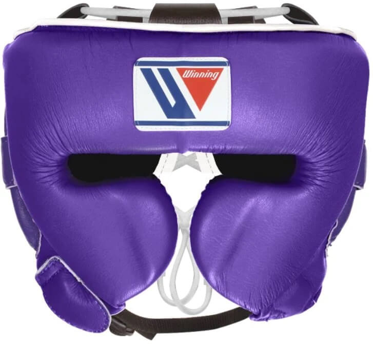 Winning Head Guard Open Face, Genuine Cowhide Leather, High Quality Winning Head Protective, Custom Made Head Guard, Available All Sizes & Colours, Free Shipping Worldwide