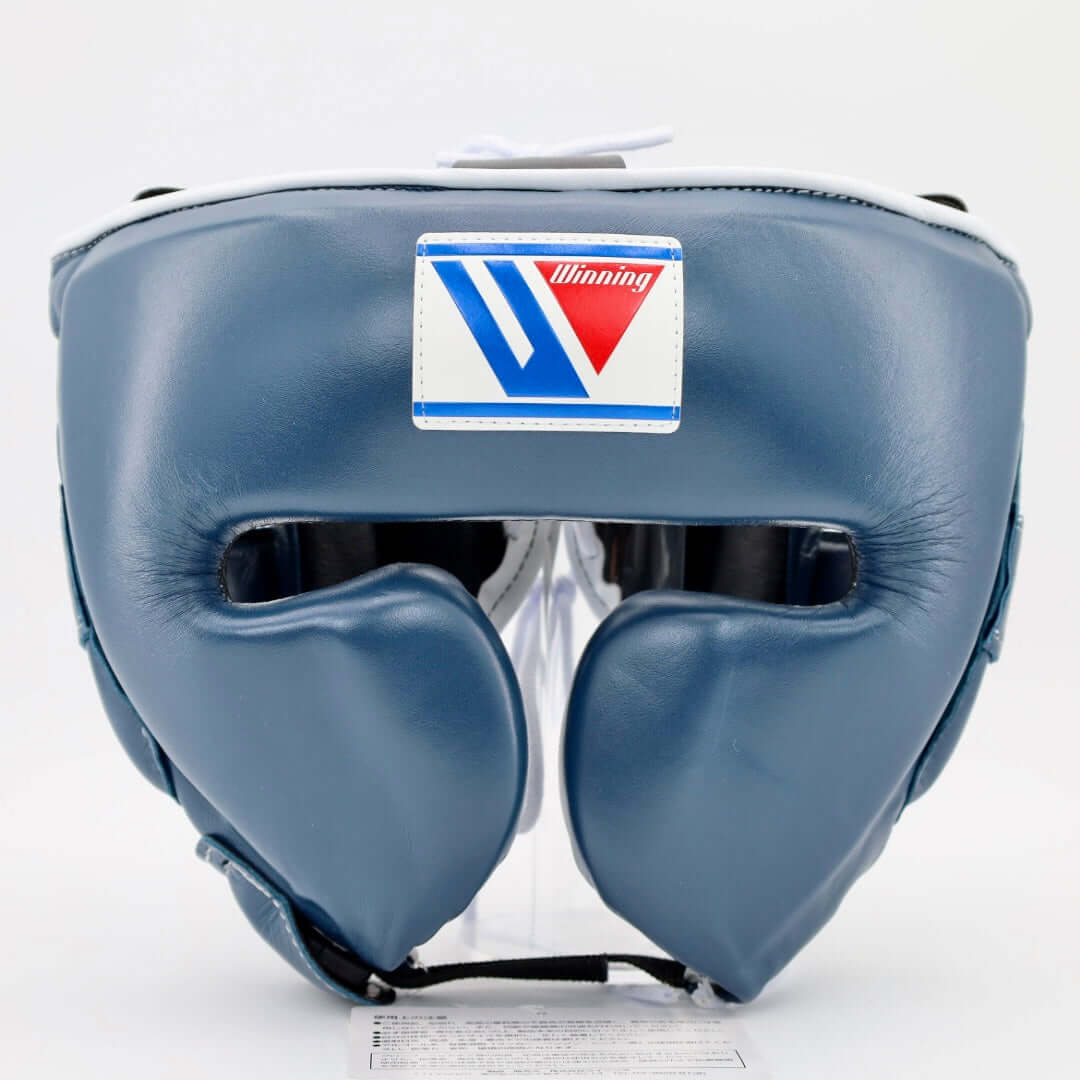 Blue Winning Head Guard Open Face, Genuine Cowhide Leather, High Quality Winning Head Protective, Custom Made Head Guard, Available All Sizes & Colours, Free Shipping Worldwide (Copy) (Copy) (Copy) (Copy) (Copy)