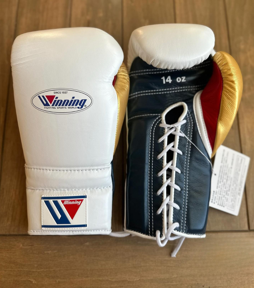 White/Golden/Blue/Red Boxing Gloves for Training, Sparring and Fighting – Winning Style Design
