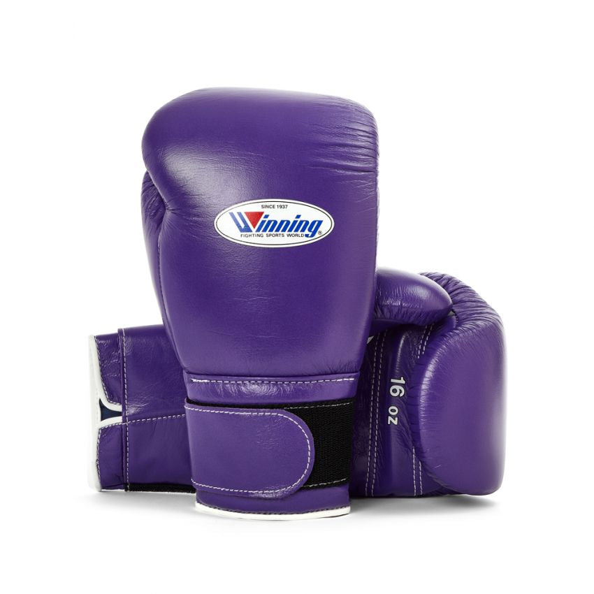 Winning Boxing Gloves – Purple Velcro Winning Training Gloves – Perfect for All Boxers – Pro-Level Quality – Premium Quality at Low Prices