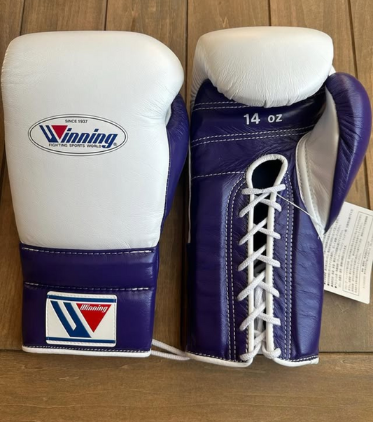 Advanced Winning Boxing Gloves White/Purple Handwear for Athletes Focused on Performance and Safety