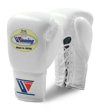 Winning Boxing Gloves – White Lace-Up Winning Training Gloves – Perfect for All Boxers – Pro-Level Quality – Premium Quality at Low Prices