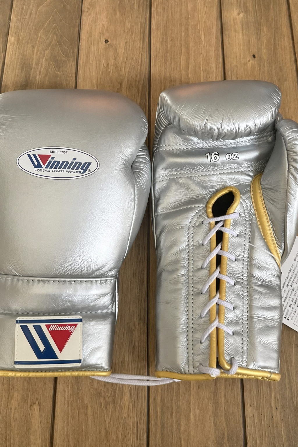 Buy Premium Quality Fight Silver Winning Boxing Gloves for Boxing and Heavy Bag Work