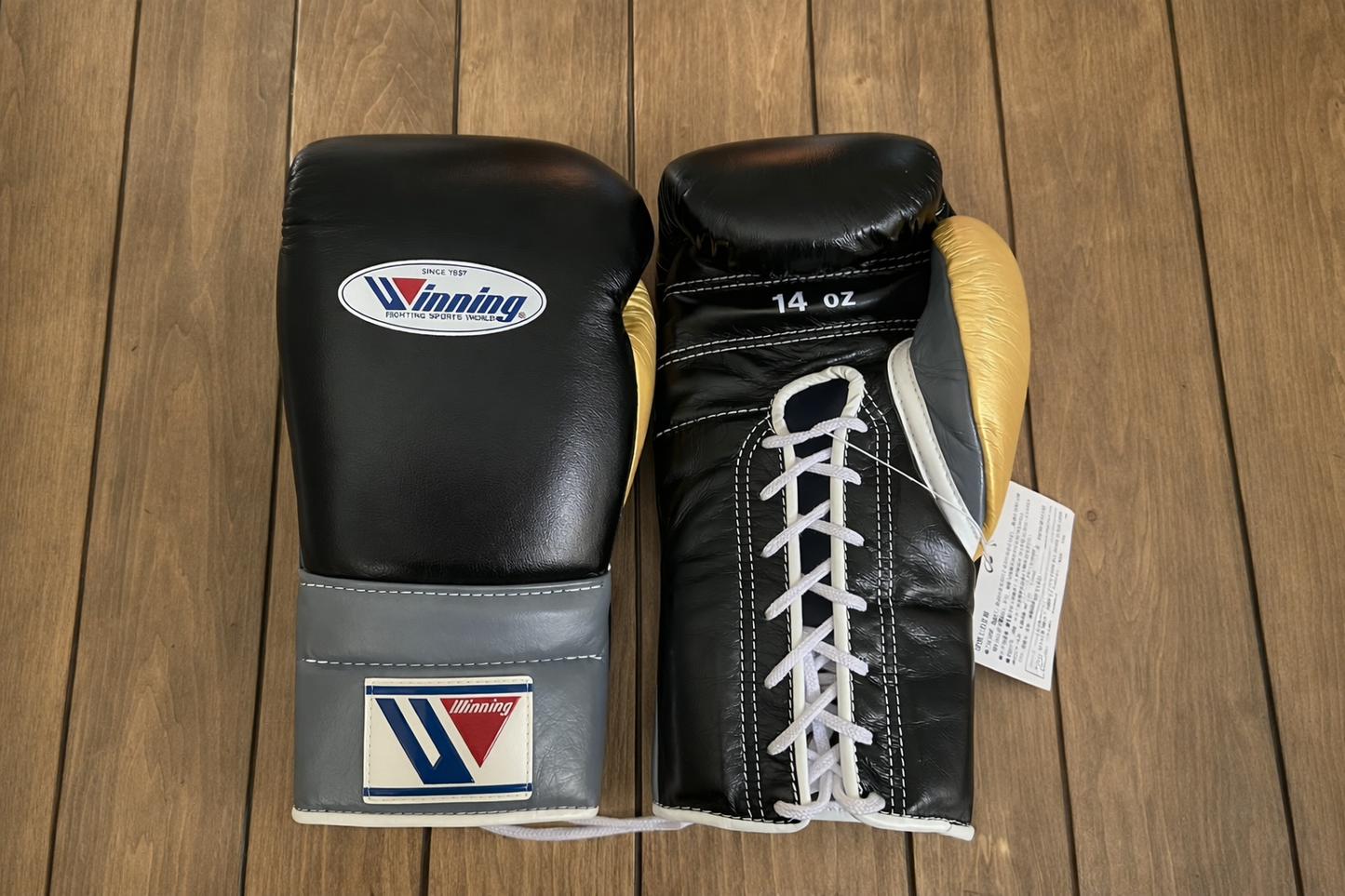 Discount Offer on Durable Black/Golden/Grey Winning Boxing Gloves for Training and Sparring
