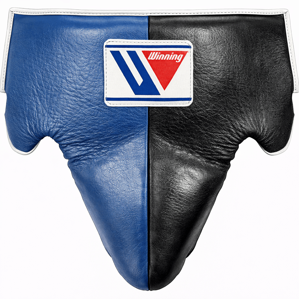 Winning Boxing Groin Guard | Customizable - Professional Gear | Blue/Black