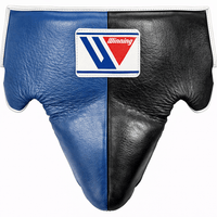 Winning Boxing Groin Guard | Customizable - Professional Gear | Blue/Black