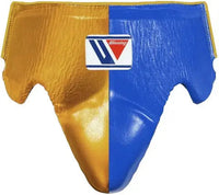 Winning Boxing Groin Guard | Customizable - Professional Gear | Gold/Blue
