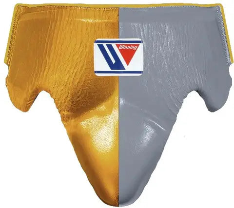 Winning Boxing Groin Guard | Customizable - Professional Gear | Gold/Gray