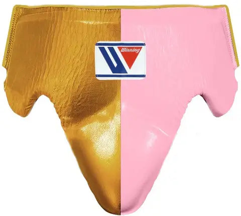 Winning Boxing Groin Guard | Customizable - Professional Gear | Gold/Pink
