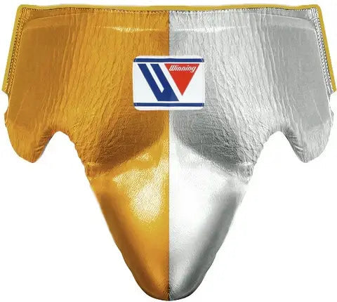 Winning Boxing Groin Guard | Customizable - Professional Gear | Gold/Silver