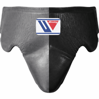 Winning Boxing Groin Guard | Customizable - Professional Gear | Grey/Black