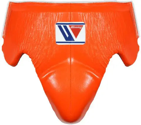 Winning Boxing Groin Guard | Customizable - Professional Gear | Orange