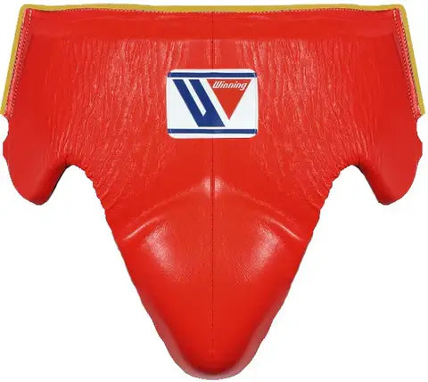 Winning Boxing Groin Guard | Customizable - Professional Gear | Red