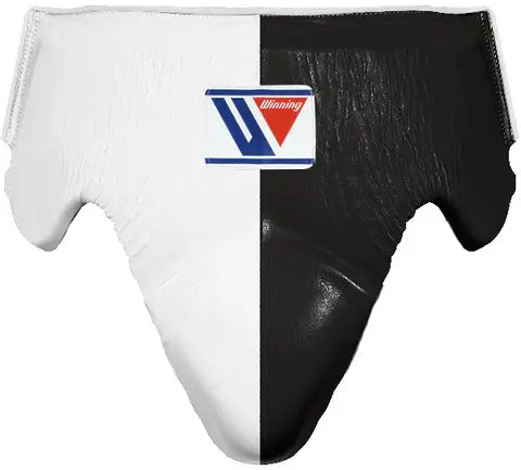 Winning Boxing Groin Guard | Customizable - Professional Gear | White/Black
