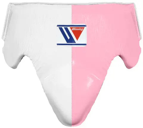 Winning Boxing Groin Guard | Customizable - Professional Gear | White/Light Pink