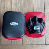 Winning Professional Boxing Punching Mitts - Square Shape - Customizable - Trainer Focus Mitts - Red/Black