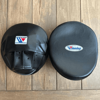 Winning Professional Boxing Punching Mitts - Customizable - Elite Coaching Mitts - Black