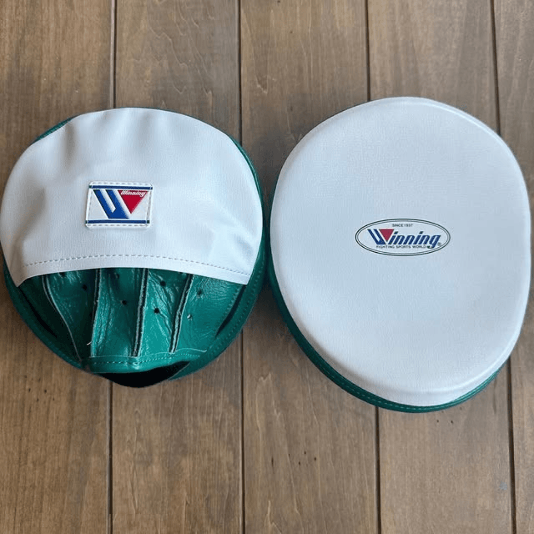 Winning Professional Boxing Punching Mitts - Customizable - Professional Training Mitts - White