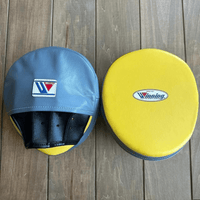 Winning Professional Boxing Punching Mitts - Customizable - Professional Training Mitts - Yellow/Grey