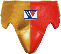 Winning Boxing Groin Guard | Customizable - Professional Gear | Gold/Red