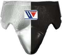 Winning Boxing Groin Guard | Customizable - Professional Gear | Silver/Black