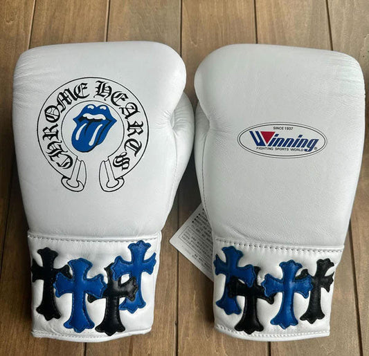Winning Boxing Gloves – White Lace-Up Winning Training Gloves – Perfect for All Boxers – Pro-Level Quality – Premium Quality at Low Prices