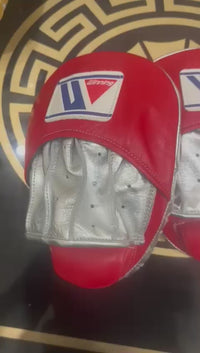 Winning Professional Boxing Punching Mitts - Customizable - Elite Coaching Mitts - Black